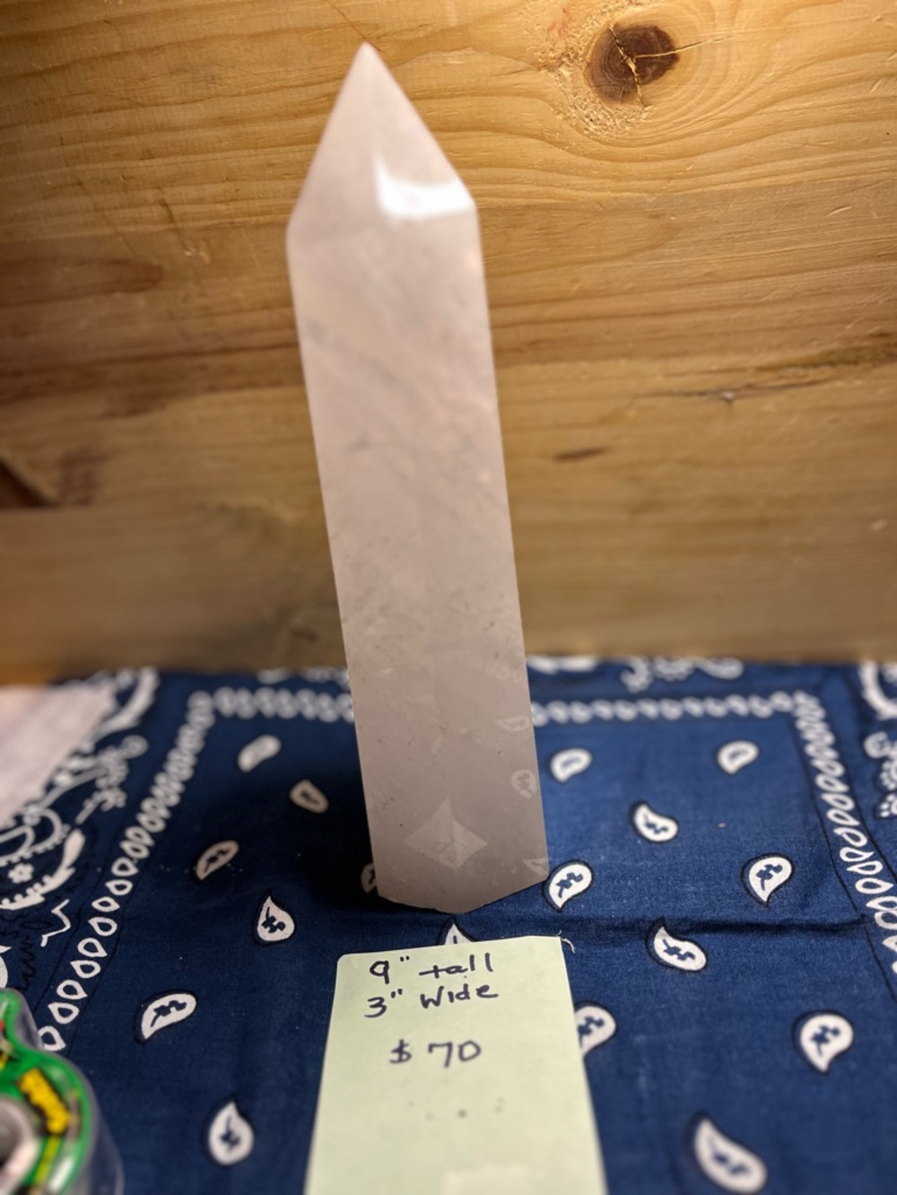Rose Quartz Tower Point - Pale Pink Crystal Generator